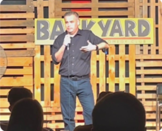 Mike Keenan at Backyard Comedy Club